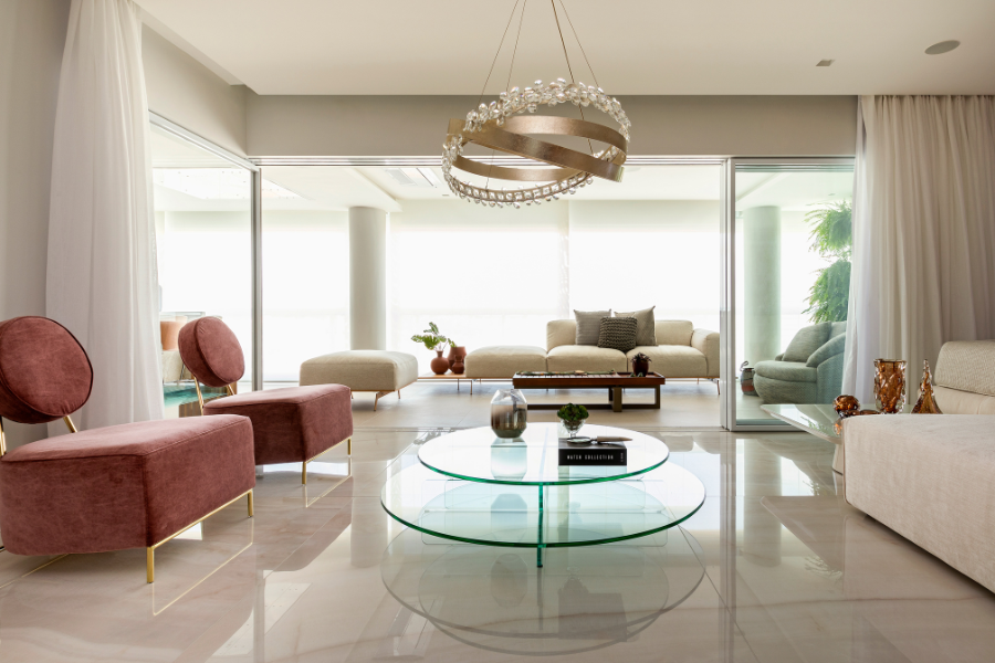 Imagem da matéria #Club&Casa Home – Requinte e bom gosto são a marca de projeto em apartamento de 304 m².