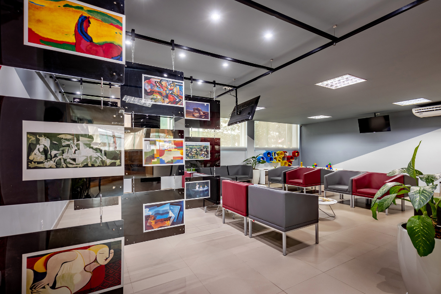 Imagem da matéria #Club&Casa Home – Espaço corporativo ganha automação, cores e aréas lúdicas para bem-estar dos funcionários