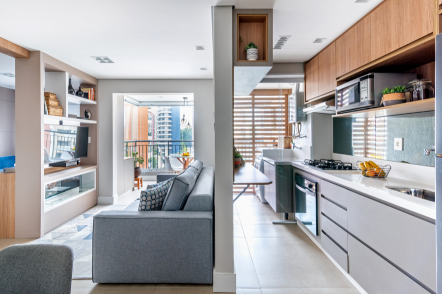 Imagem da matéria #Club&Casa Home – Com ar jovial, projeto otimiza apartamento de pequenas dimensões