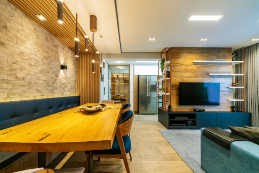 Imagem da matéria #Club&Casa Home – Doce rusticidade pontua os ambientes deste projeto de 90 m², em Santo André