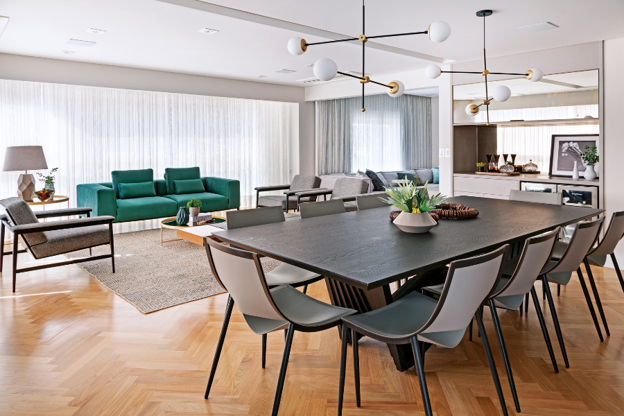 Imagem da matéria #Club&Casa Home – Composição minimalista e sofisticada marca reconfiguração de espaços em nova morada familiar