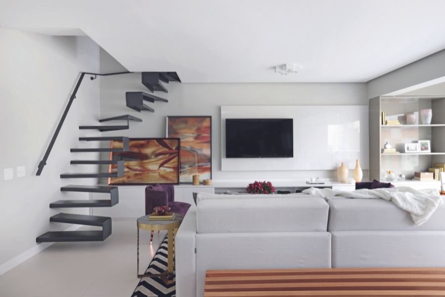 Imagem da matéria #Club&Casa Home – Escada flutuante inspirada em modelo criado por Santos Dumont é desafio de projeto contemporâneo