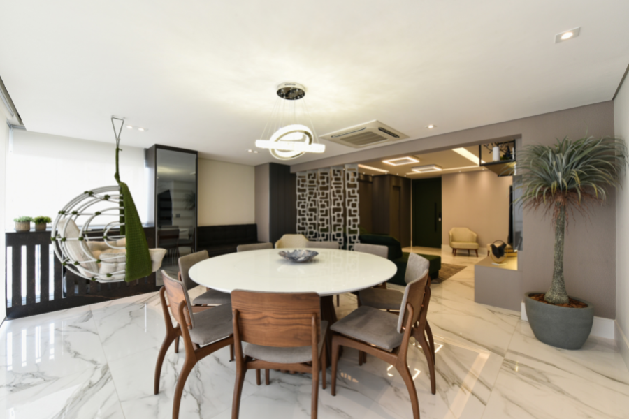 Imagem da matéria #Club&Casa Home – Estilo industrial e décor minimalista criam o mix perfeito neste lar de 164 m²