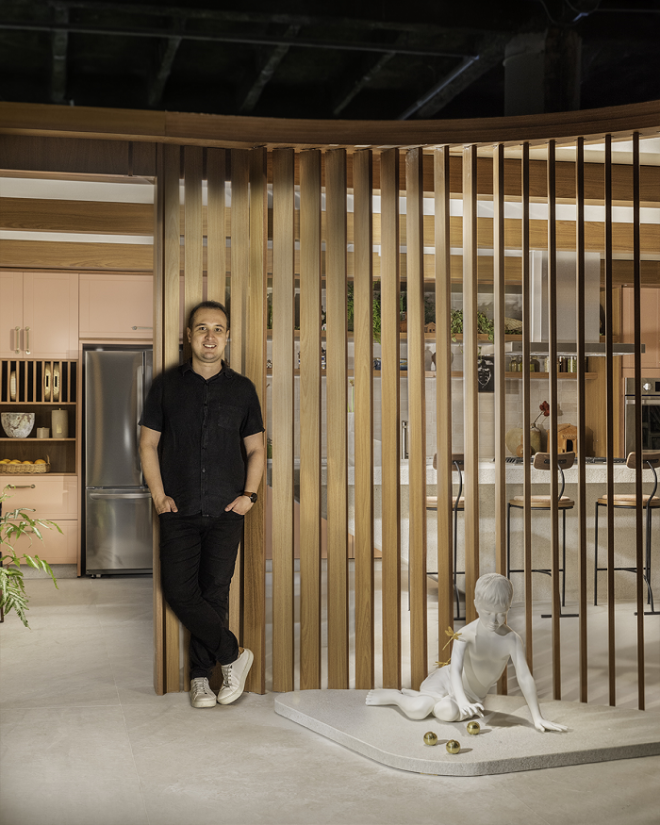 Imagem da matéria Arquiteto Bruno Moraes cria cozinha funcional com referências à cultura indígena