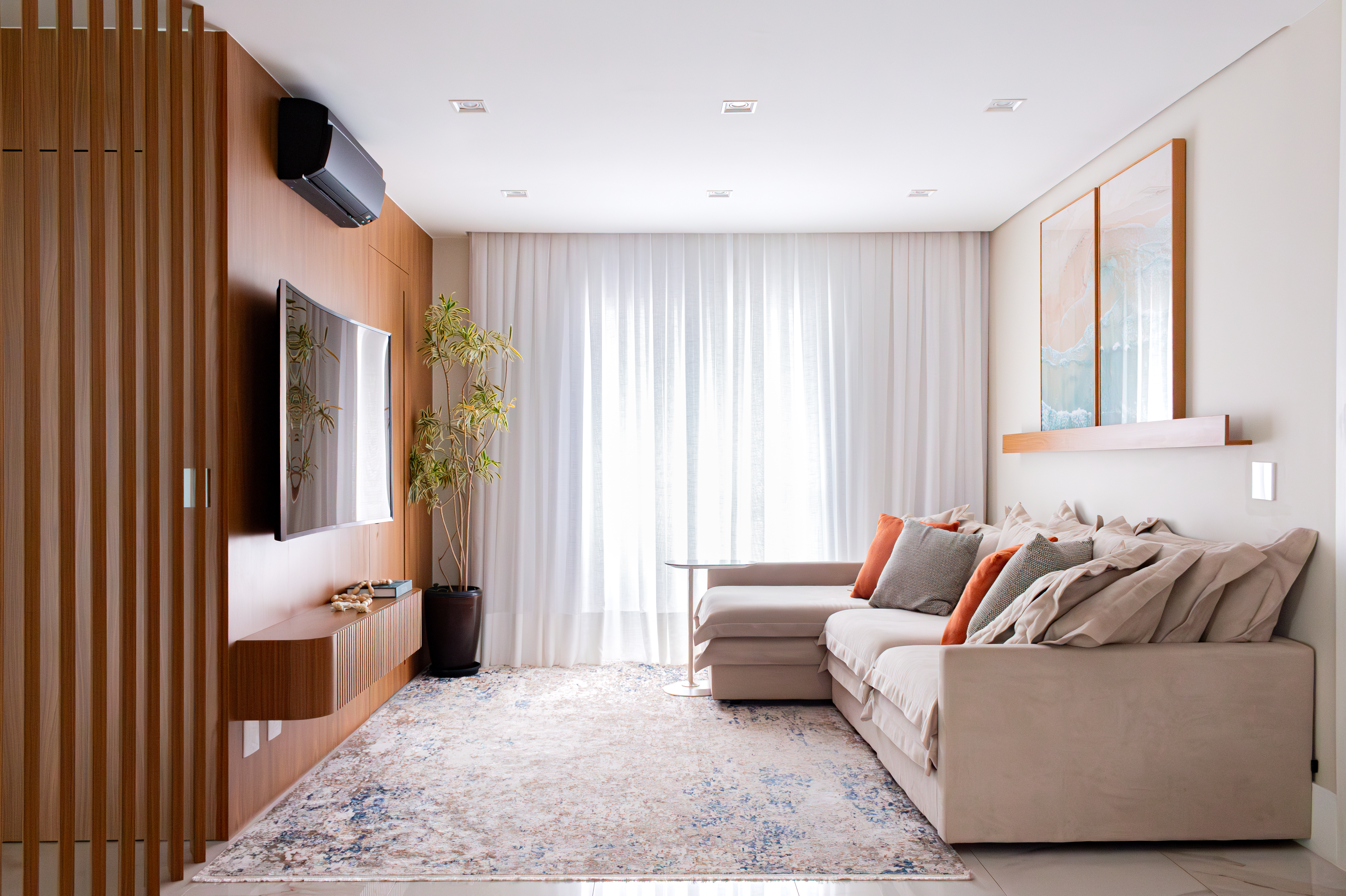 Imagem da experiência #Conteúdo e Visibilidade: projeto assinado por Thaís França transforma apartamento em lar contemporâneo no Lorian Boulevard