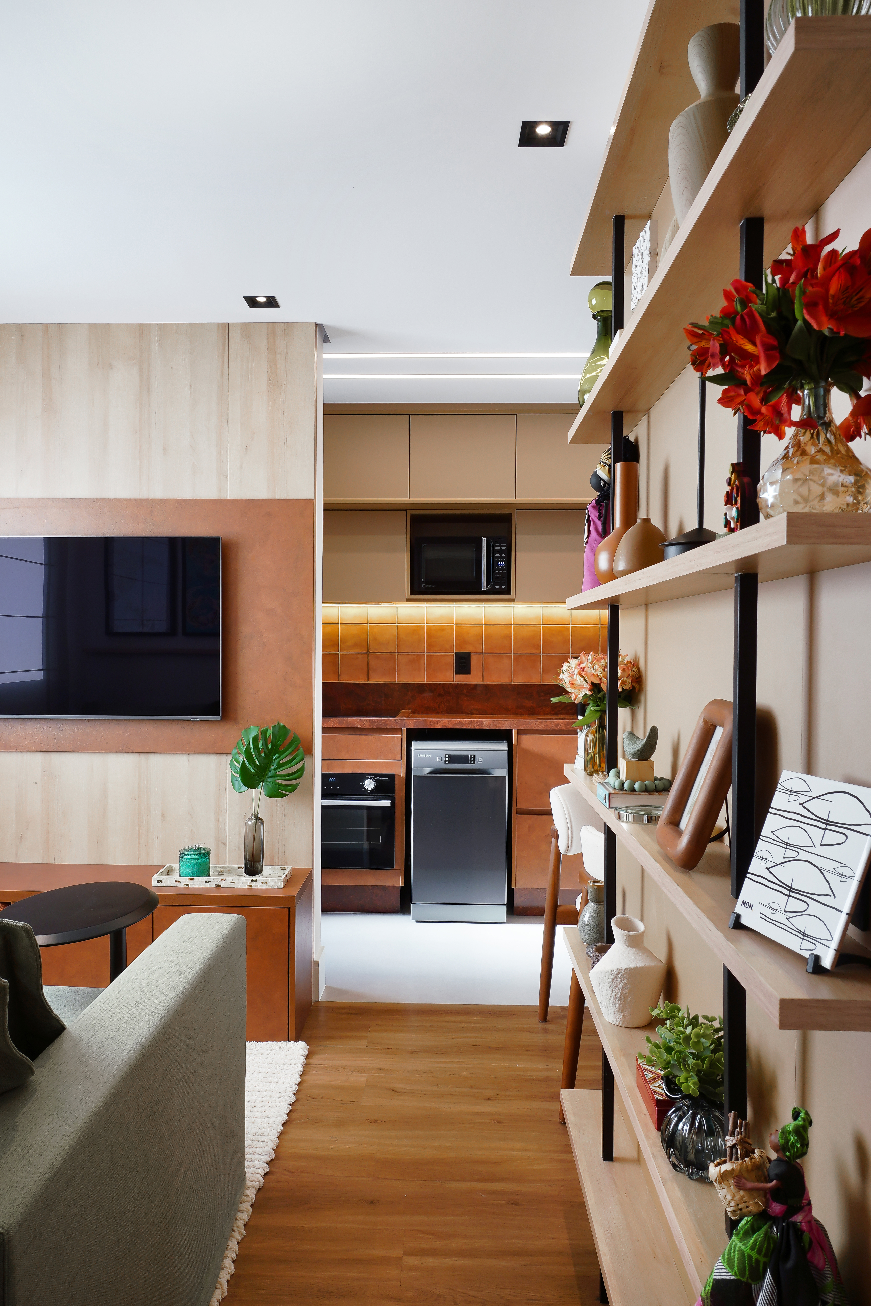 Imagem da matéria #Conteúdo e Visibilidade: Apartamento novo na Mooca ganha personalidade com reforma assinada por Janaina Medina