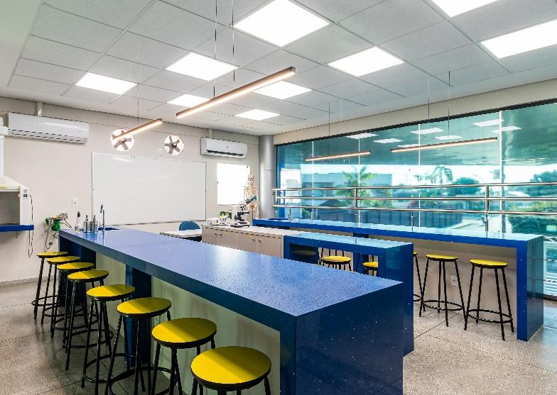 Imagem da matéria #CONTEÚDO E VISIBILIDADE: Sophia Pereira assina projeto de retrofit de fachada de colégio e ambientes internos
