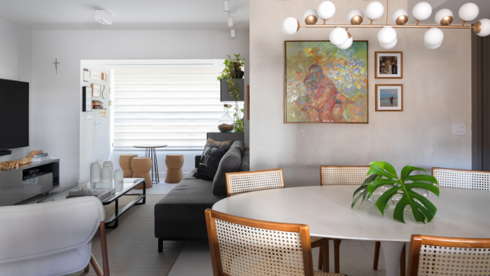 Imagem da matéria #Conteúdo e Visibilidade: interiores do Apê RJ combinam sofisticação e praticidade em reforma planejada pela arquiteta Rafaella Barbosa