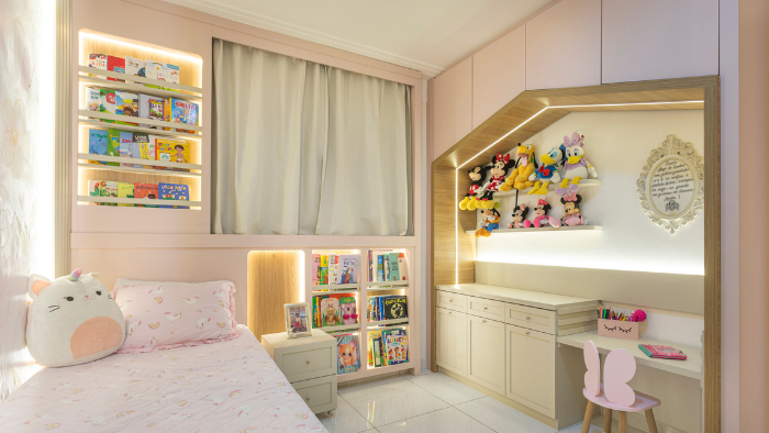 Imagem da matéria #Conteúdo e Visibilidade: arquiteta Raíssa Gurgel assina o Refúgio Encantado, um quarto pensado para inspirar imaginação e bem-estar