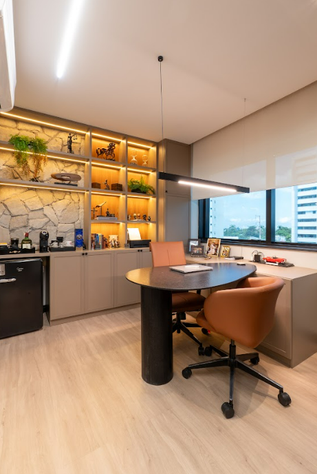 Imagem do post #Conteúdo e Visibilidade: Projeto de interiores transforma duas salas em escritório de advocacia funcional e acolhedor em Manaus