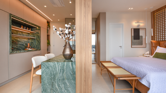 Imagem da matéria #Conteúdo e Visibilidade: projeto assinado por Katty Kaitazoff prioriza o bem-estar e a inteligência espacial em loft na Vila Olímpia