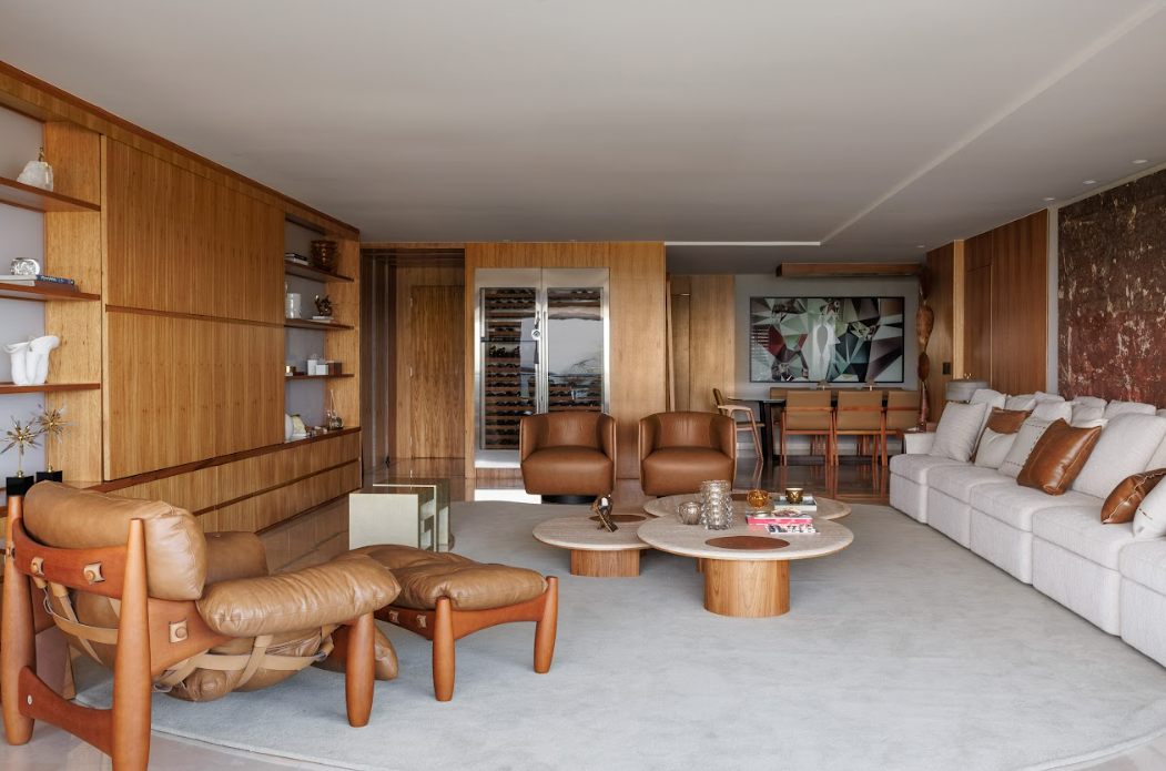 Imagem da experiência #Conteúdo e Visibilidade: Apartamento de 210 m² na orla da Barra da Tijuca combina elegância contemporânea com atmosfera praiana