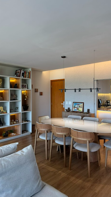 Imagem da matéria #Conteúdo e Visibilidade: Apartamento A&M ganha nova identidade com reforma contemporânea que valoriza integração e personalidade