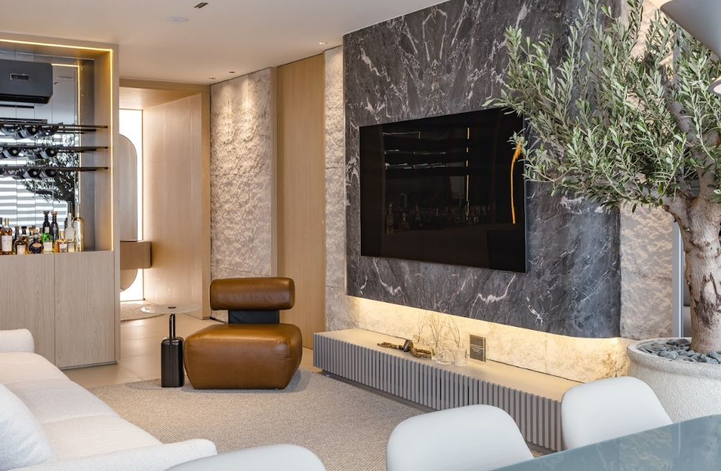 Imagem da experiência #Conteúdo e Visibilidade: Olive Apartment traduz sofisticação e leveza em 120 m²