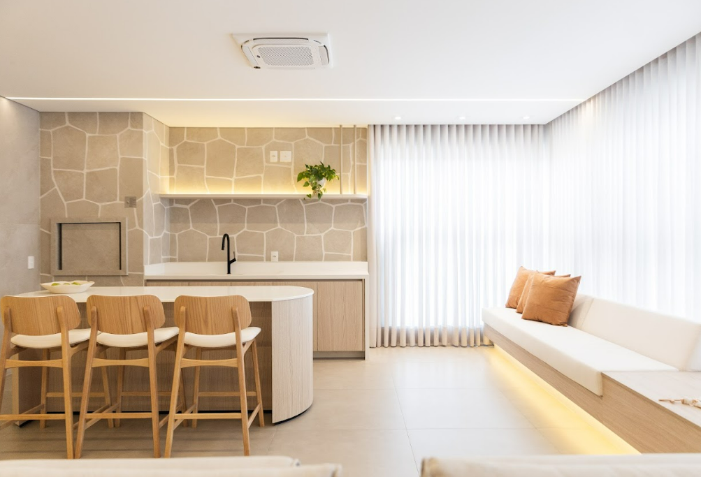 Imagem da experiência Conteúdo e Visibilidade: Cordèu Arquitetura transforma apartamento de 207 m² em um espaço de identidade e leveza